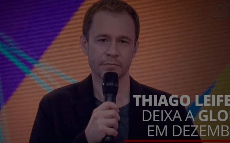Tiago Leifert vai deixar a TV Globo após o