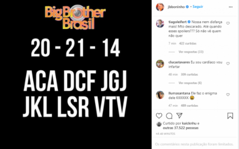 BBB21: Mistério! Boninho compartilha enigma sobre o reality e gera especulações nas redes — confira as teorias!