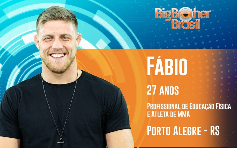 Fábio é participante do BBB19; conheça!