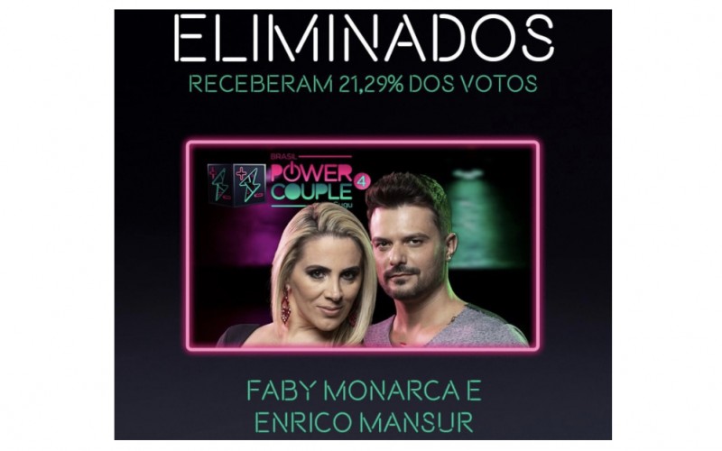 Faby Monarca e Enrico Mansur são eliminados do