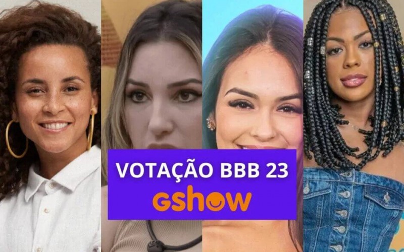 Gshow votação BBB 23: votar para ficar Amanda, Domitila, Lari e Marvvila