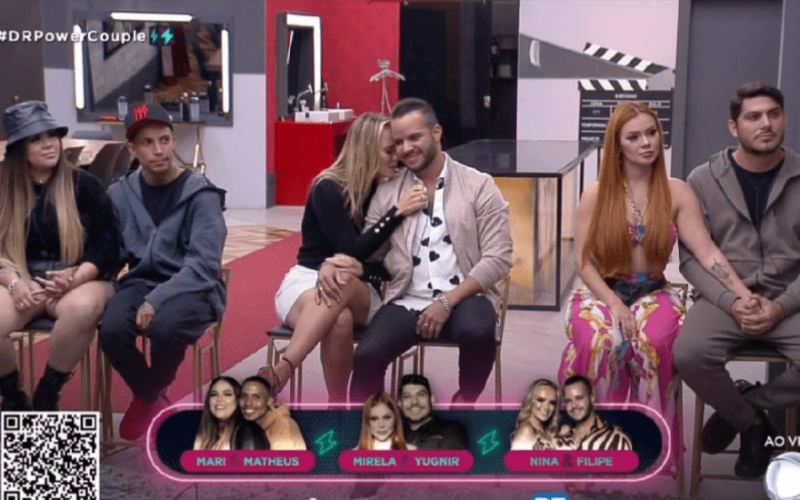 Mari e Matheus podem sair do Power Couple; Nina e Filipe ganham mais uma chance