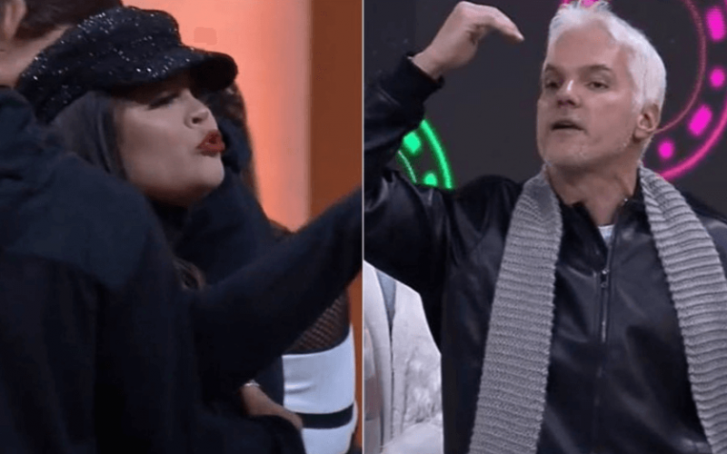 Mari e Matheus quebram o pau com Bruno e Deborah no Power Couple Brasil.