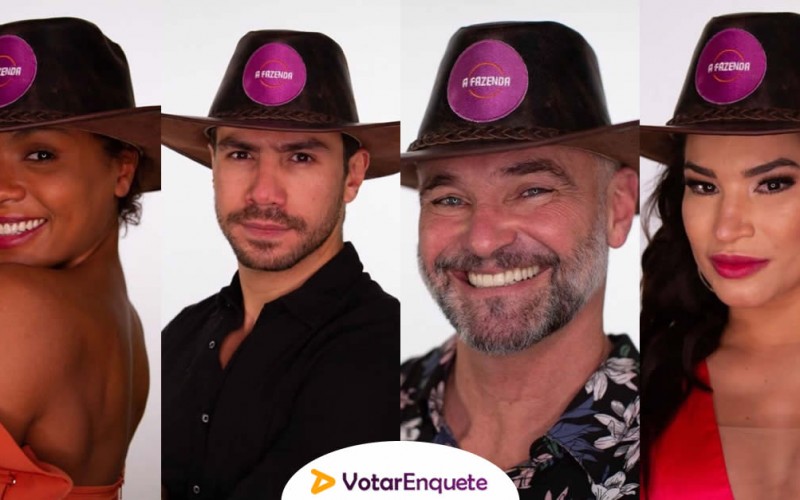 Quem deve sair de A Fazenda: Lidi, Mariano, Mateus ou Raissa? Vote na enquete