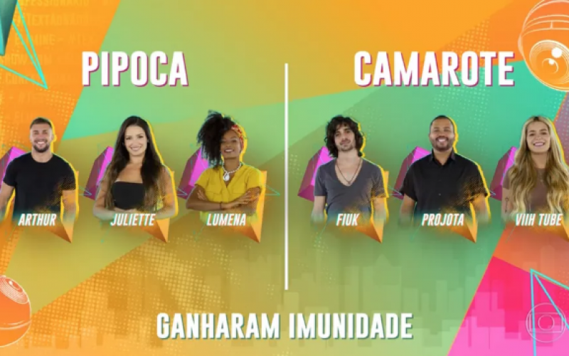 Saiba quem são os 6 imunes escolhidos pelo público na primeira votação do BBB21