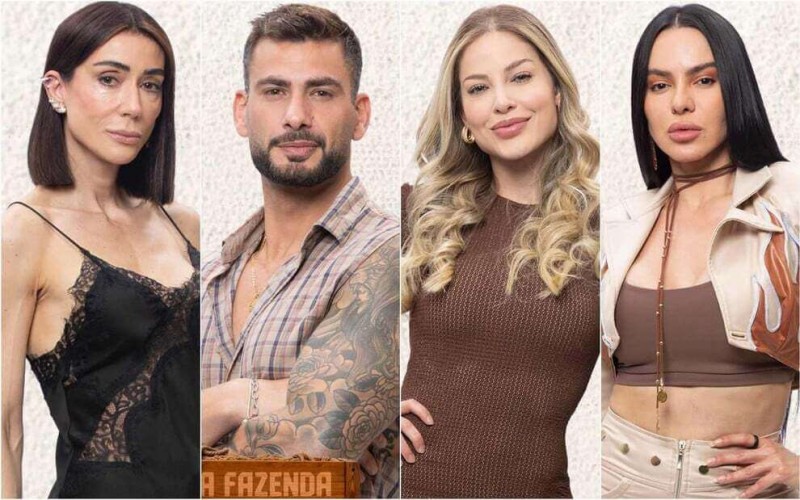 Votar A Fazenda 17: Michelle, Nizam, Saory e Tamires estão na roça; vote