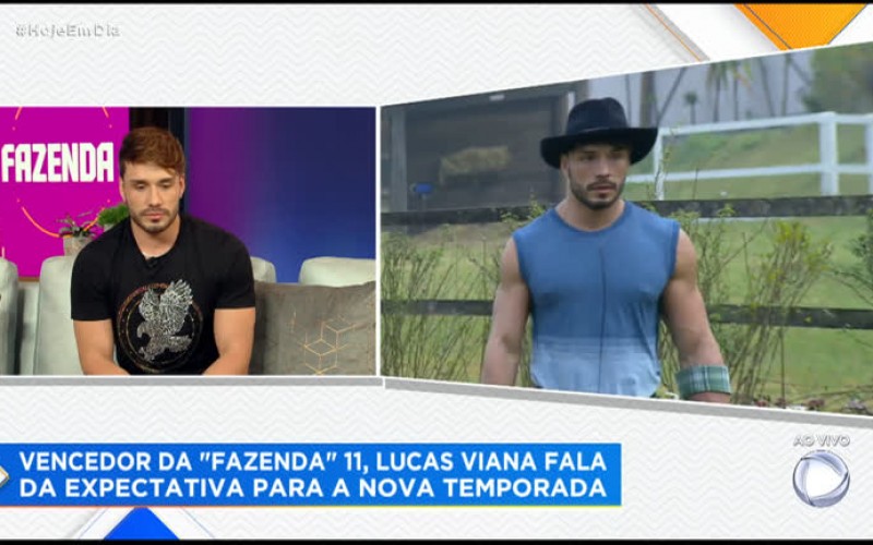 "A pessoa que fizer um personagem vai se dar mal", opina Lucas sobre a Fazenda 12