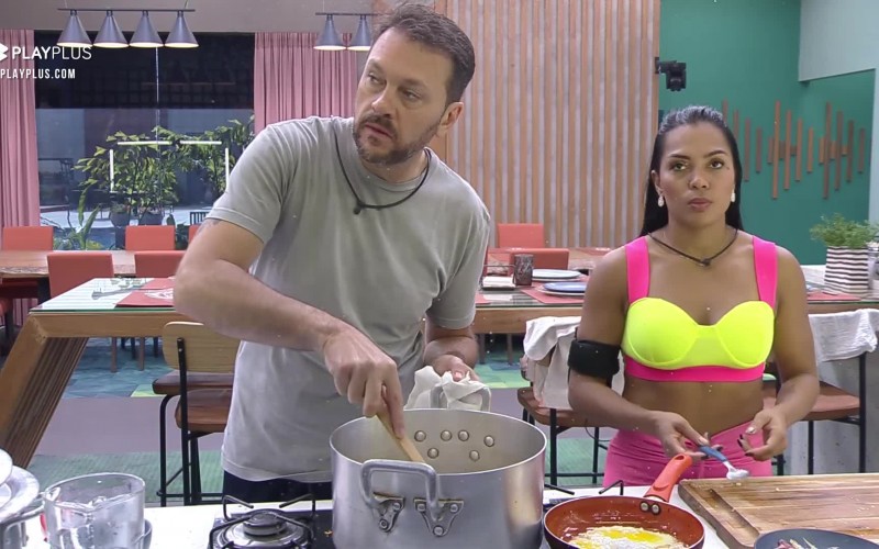 Albert, Eliza e Hadballa conversam sobre votos para a DR | Power Couple Brasil 6