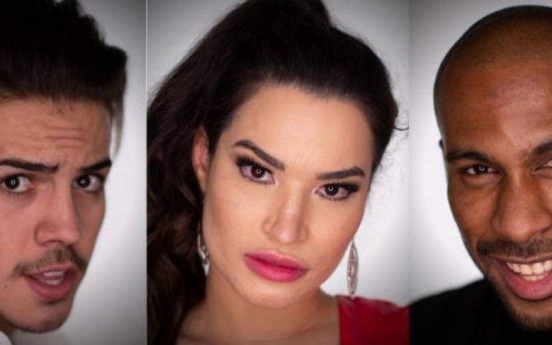 Biel, Raissa e Rodrigo formam o trio da Roça desta semana