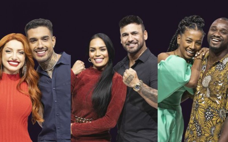 Brenda e Matheus, Eliza e Hadballa e Michele e Passa se enfrentam na oitava DR do Power Couple Brasil 6