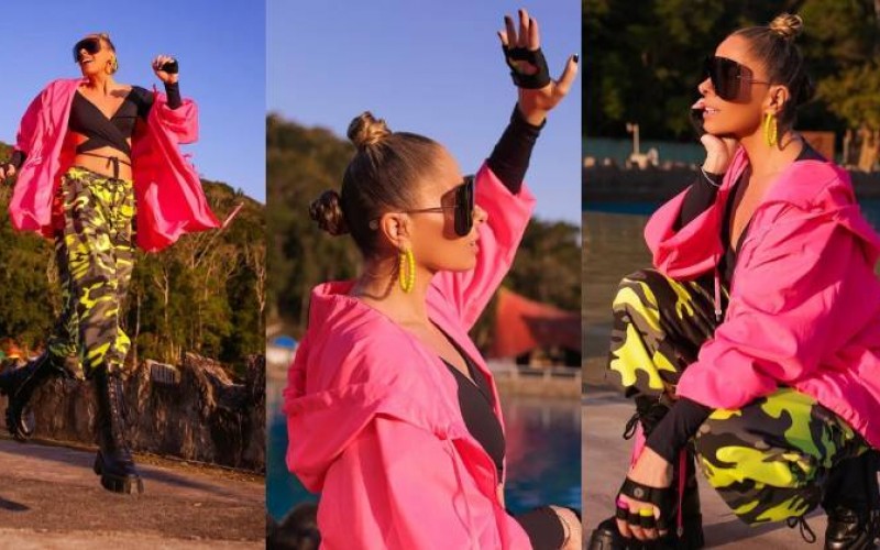 Do Pop Art ao monocromático: veja os looks de Galisteu no Power Couple Brasil