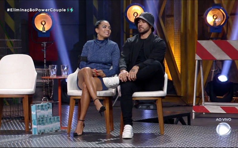 Eliza e Hadballa são eliminados com 18,17% dos votos na nona DR | Power Couple Brasil 6