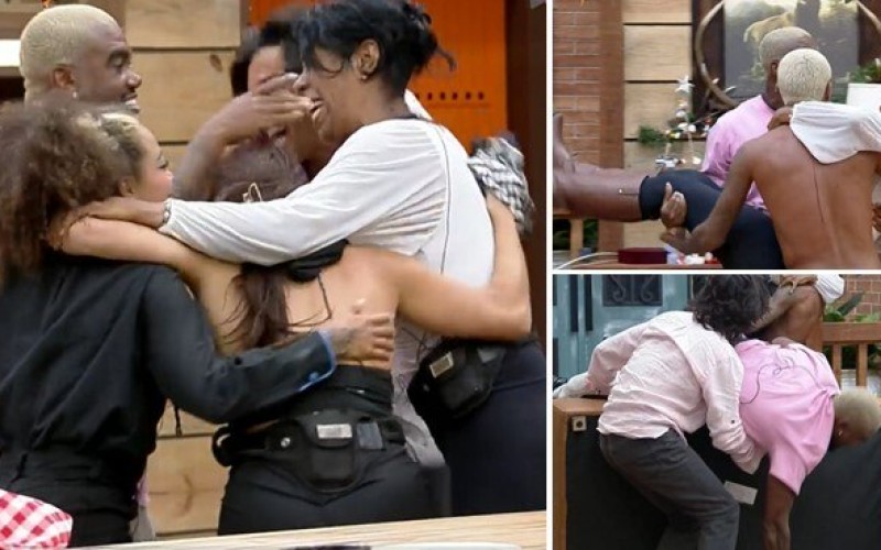 Entrada triunfal! Márcia Fu leva a sede à loucura ao voltar da Roça