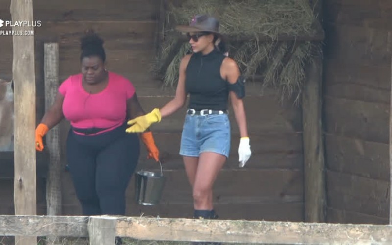 "Eu só não queria estar na Roça com o Mateus", diz Jojo à Jakelyne - A Fazenda 12