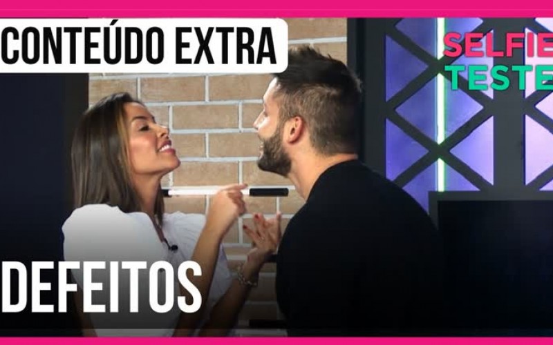 Ivy lista defeitos de Nandinho em desafio de Lucas Selfie | Selfie Teste