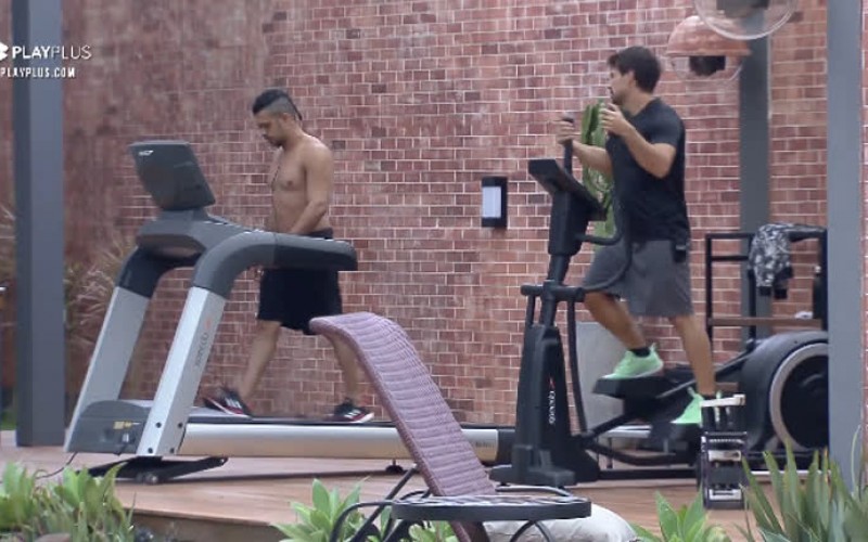 Leandro e Rod treinam juntos nesta sexta (11) - Power Couple Brasil 5