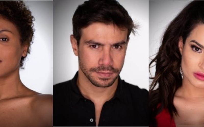 Lidi, Mariano e Raissa formam o trio da Roça desta semana
