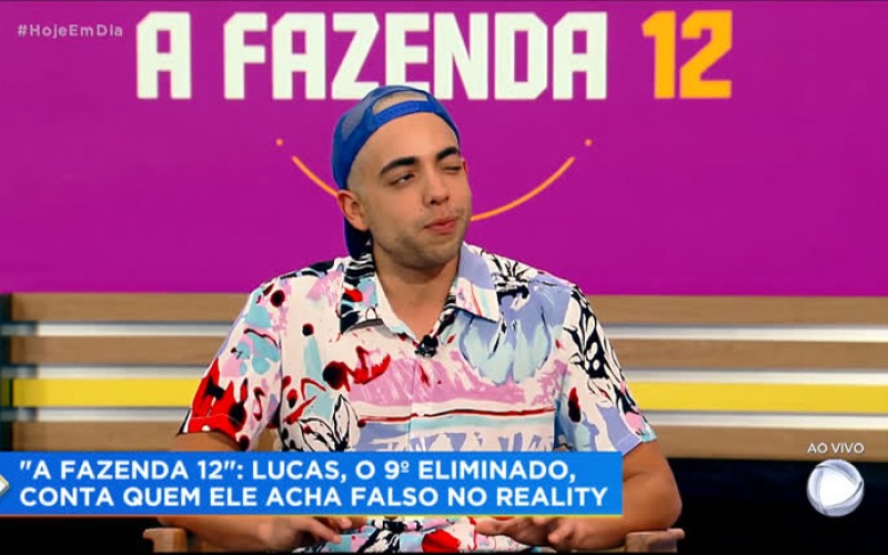 Lucas Selfie aponta quem é o mais falso de A Fazenda 12