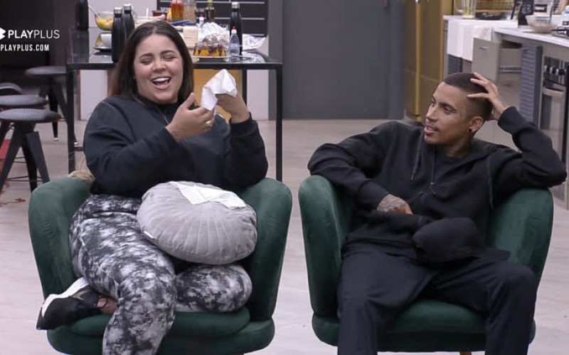 Mari brinca com a própria maquiagem: "Dá para bater uma laje" - Power Couple Brasil 5