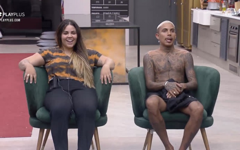 Mari e Matheus brincam e "trocam votos" em formação de DR falsa - Power Couple Brasil 5