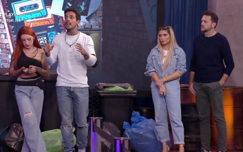 Matheus se incomoda com interrupções: "Eu posso falar, Hadad?" | Power Couple Brasil 6