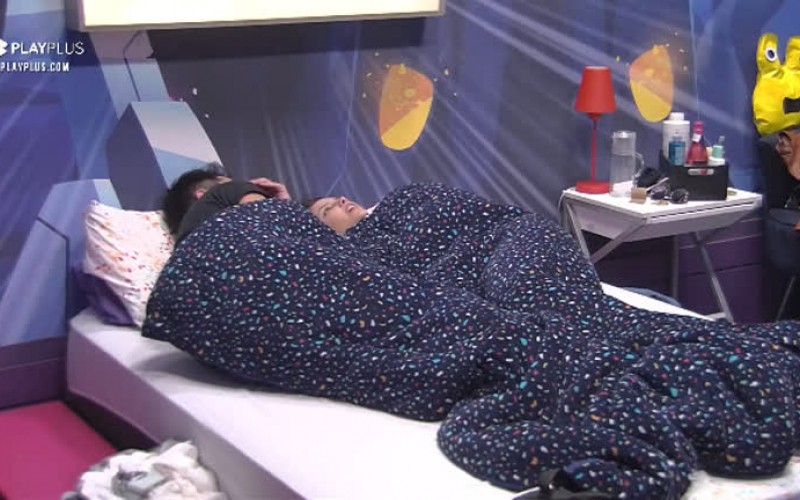 "Me esquece", diz Thiago para Geórgia durante brincadeira - Power Couple Brasil 5