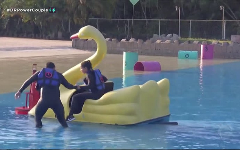 Mussunzinho e Karol e Luana e Hadad encaram circuito aquático | Power Couple Brasil 6
