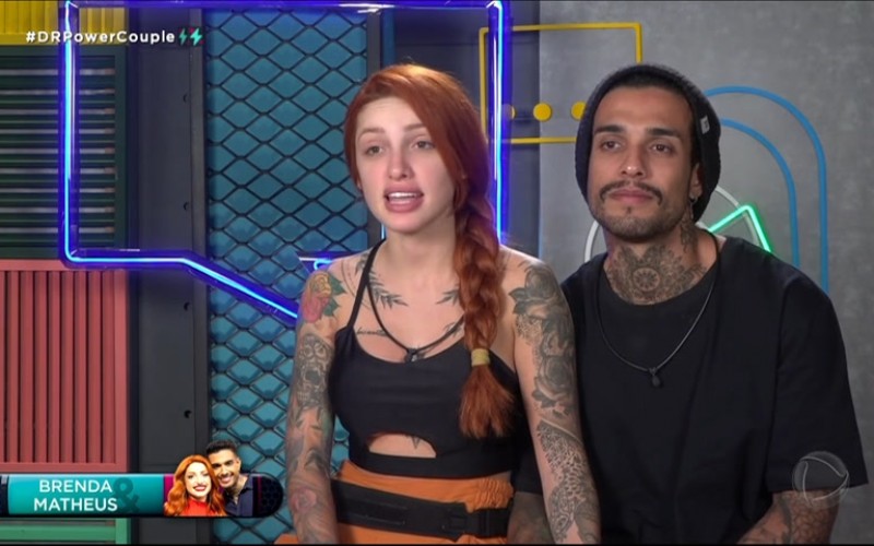“Não me perdoo, não adianta”, diz Matheus para Brenda após perderem prova| Power Couple Brasil 6