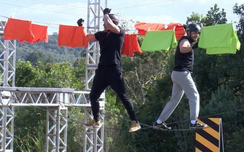 Participantes testam habilidades domésticas nas alturas em Prova dos Homens desta terça (18)