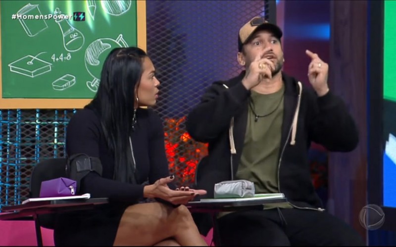 Passa e Hadballa batem boca durante Quebra-Power | Power Couple Brasil 6
