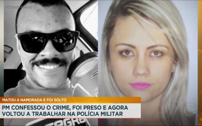 Soldado da PM mata ex-namorada a tiros, porém segue trabalhando