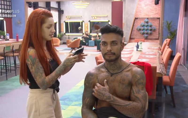 "Tô a cara do Maluma", ri Matheus do corte que Brenda fez | Power Couple Brasil 6