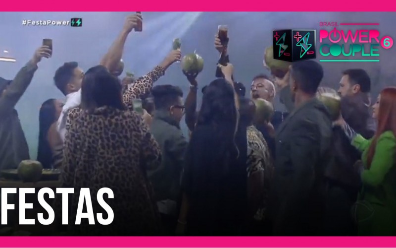 Um brinde! Reveja as festas que os casais curtiram na Mansão Power | Power Couple Brasil 6