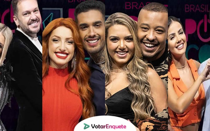 VOTAR R7.COM POWER COUPLE 2022: confira enquete DR power couple 2022; Qual casal vai sair? resultado parcial irá surpreender