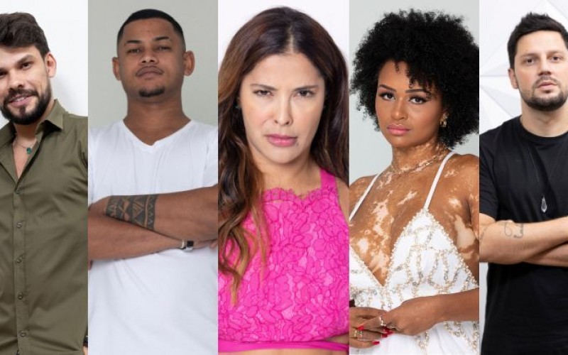 Alexandre, Gabriel, Gyselle, Natália e Thiago estão na última Zona de Risco