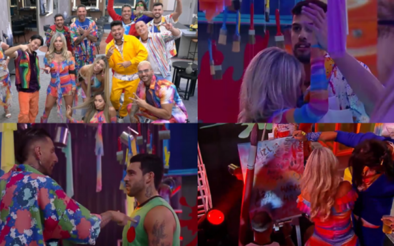 Amor no ar e dança com rivais: veja detalhes da Festa das Cores em A Grande Conquista