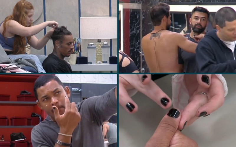 Fazendo a bonita! Reveja momentos em que a Mansão foi transformada em um verdadeiro spa de beleza