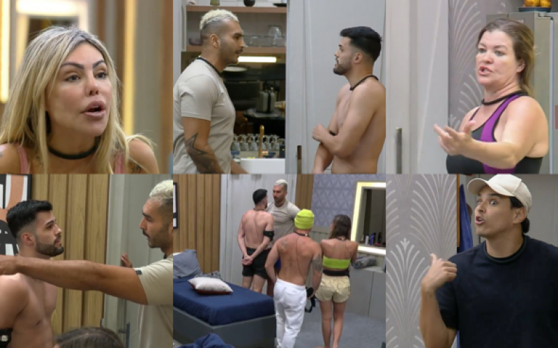 Gritaria e bate-boca! Kaio e Brenno desencadeiam sequência de tretas na Mansão