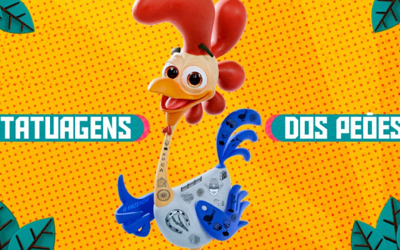 Qual peão de A Fazenda 16 tem essa tatuagem?