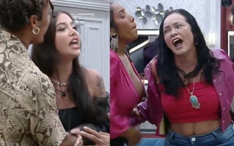 Sandra e Victoria armam o barraco de grandes proporções na Mansão
