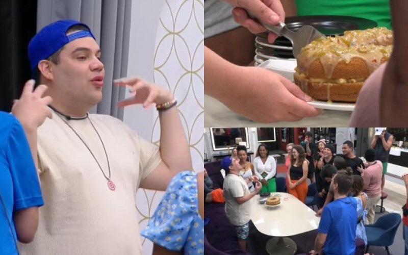 Soprando velinhas: Erick comemora aniversário na Mansão de A Grande Conquista