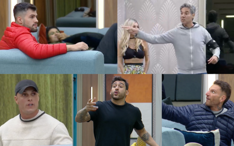 Treta generalizada! Fernando, Kaio, Hadad, Fellipe e Guipa brigam feio na Mansão